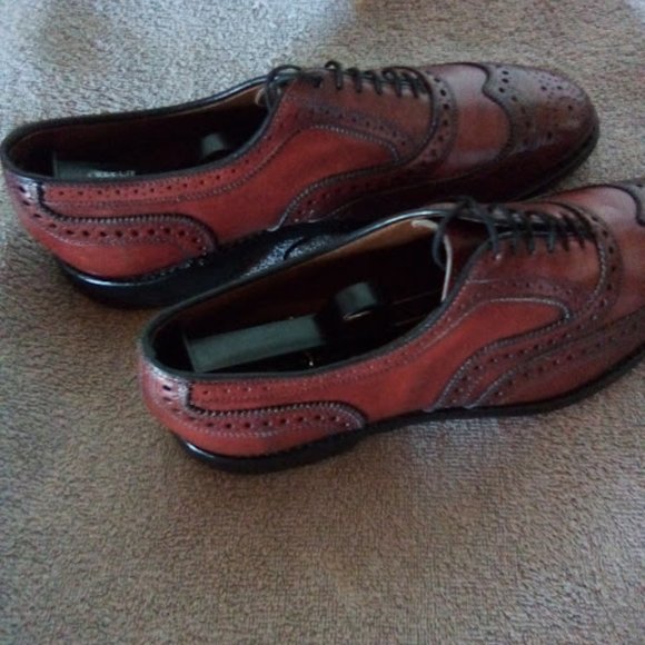Allen Edmonds Dark Chili Men's Classic McAllister Wingtip Oxford sz 8.5 - Picture 3 of 15